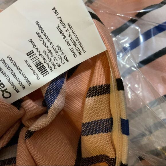 New Crate&Barrel Pillow Cover 16”x36” - Picture 5 of 7